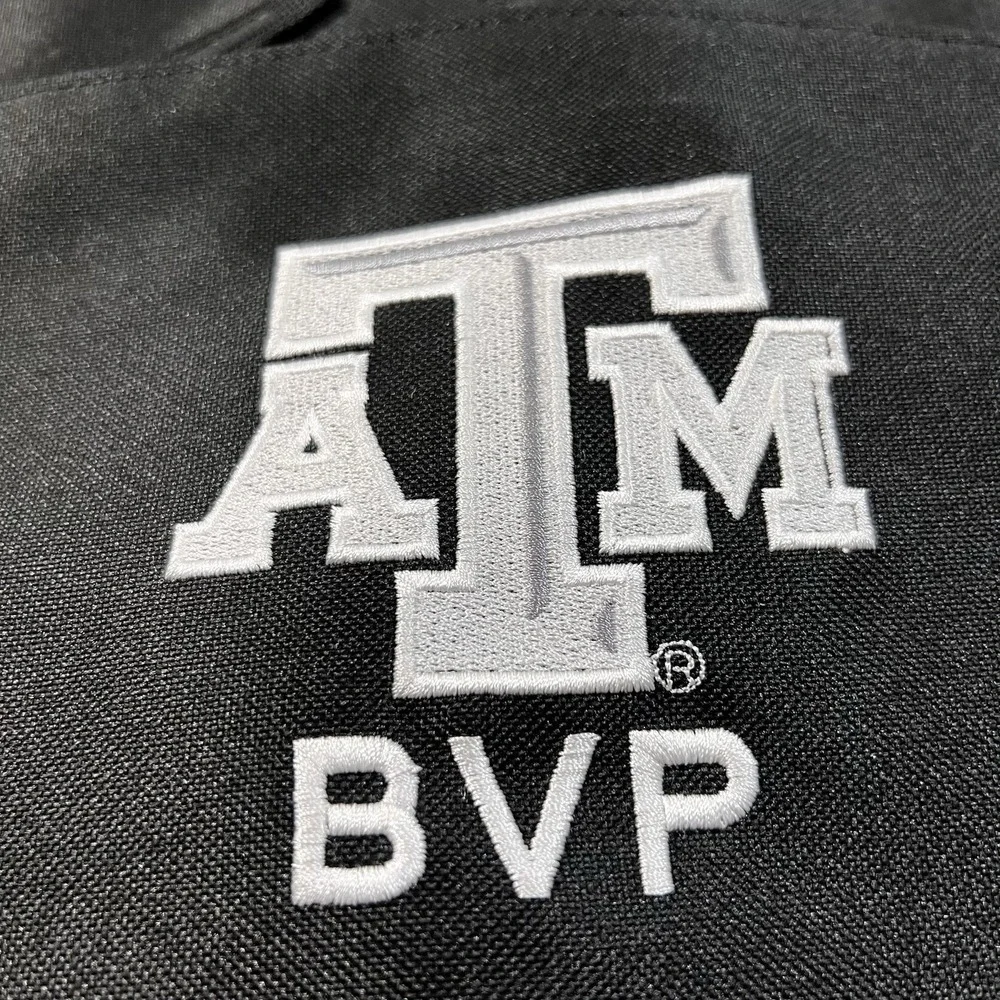 Texas A&M Backpack Black Embroidered Aggies Laptop‎ Bag NWOT Block T Padded